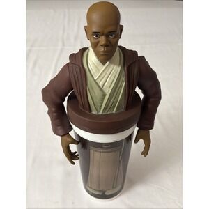 1999 Star Wars Phantom Menace Pepsi Taco Bell Pizza Hut Mace Windu Cup Topper